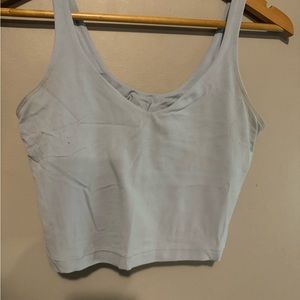 Lululemon Athletica Light Blue Crop Top